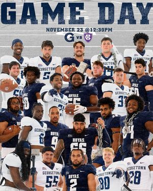 Image post by @hoyafootball on Instagram