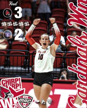 Image post by @ballstatewvb on Instagram