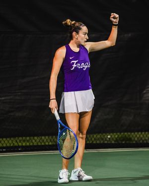 Image post by @tcuwomenstennis on Instagram