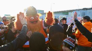 Image post by @GrittyNHL on Twitter