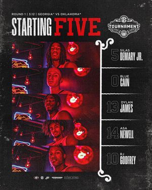 Image post by @ugabasketball on Instagram