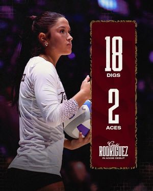 Image post by @aggievolleyball on Instagram