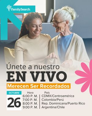 Image post by @familysearchesp on Instagram