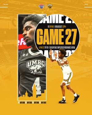Image post by @umbcbasketball on Instagram