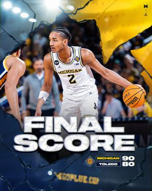 Image post by @umichbball on Twitter