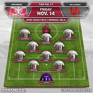 Image post by @razorbacksoccer on Instagram