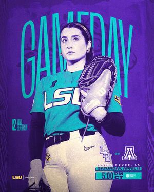 Image post by @LSUsoftball on Twitter