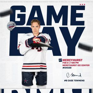 Image post by @RMUAthletics on Facebook
