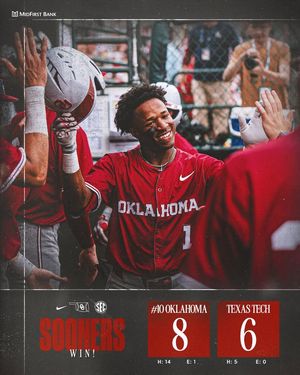 Image post by @OklahomaBaseball on Facebook