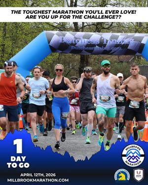 Image post by @millbrookmarathon on Facebook