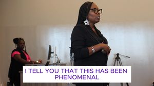 Video post by @amandagoodsonglobal on Facebook