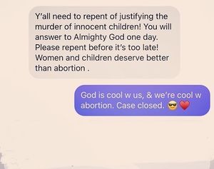 Image post by @shoutyourabortion on Instagram