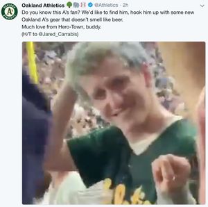 Image post by @athletics on Instagram