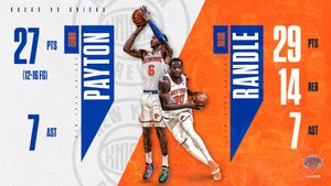 Image post by @nyknicks on Twitter