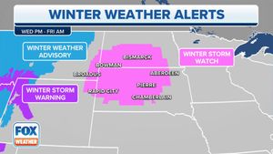 Image post by @foxweather on Twitter