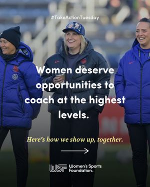 Image post by @womenssportsfoundation on Instagram