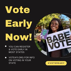 Image post by @babevote on Instagram