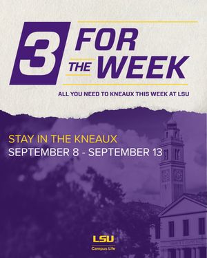 Image post by @lsucampuslife on Instagram