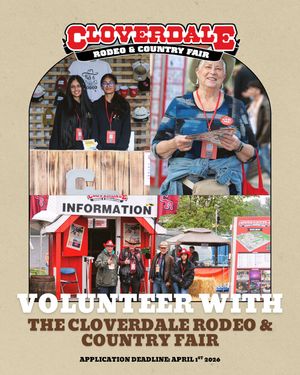 Image post by @cloverdalerodeo on Instagram
