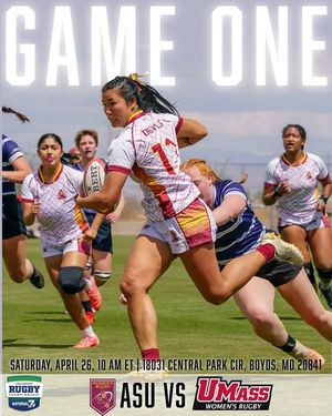 Image post by @womensrugbyatasu on Instagram