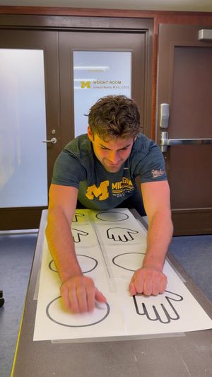 Video post by @umichhockey on TikTok