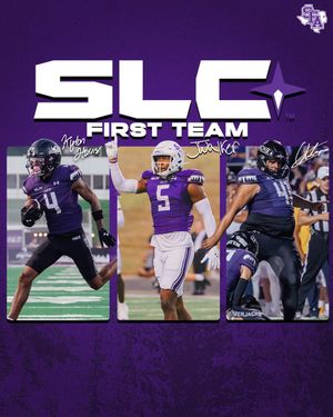 Image post by @SFA_Football on Twitter