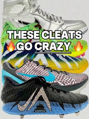 Image post by @customcleats on Instagram