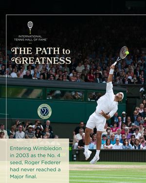 Image post by @tennishallofame on Instagram