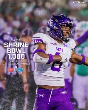 Image post by @SFA_Football on Twitter