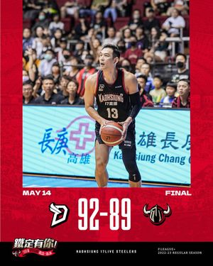 Image post by @kaohsiungsteelers on Instagram