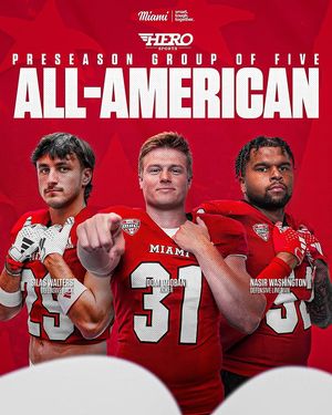 Image post by @miamiohfootball on Instagram