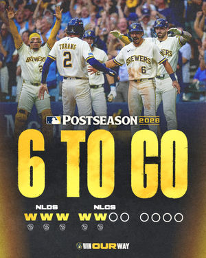 Image post by @brewers on Instagram