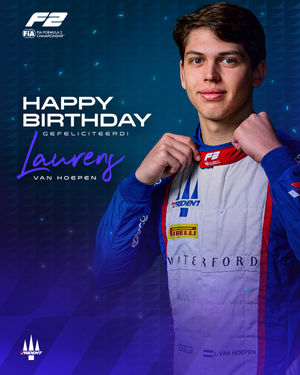 Image post by @formula2 on Instagram