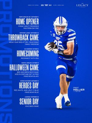 Image post by @gsu_football on Instagram