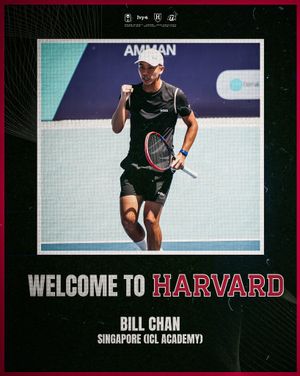 Image post by @harvardmenstennis on Instagram