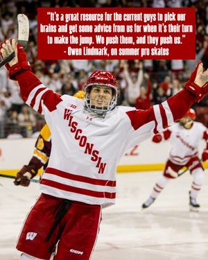 Image post by @BadgerMHockey on Twitter