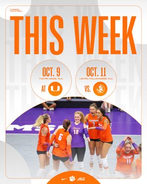 Image post by @clemsonvb on Instagram