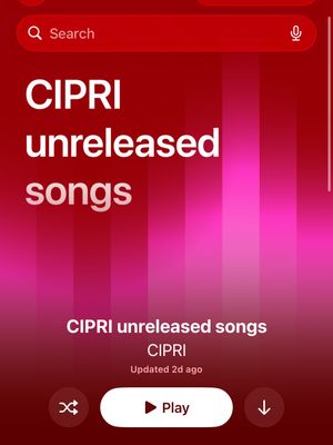 Image post by @ciprimusic on Instagram