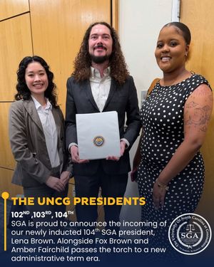 Image post by @uncg.sga on Instagram