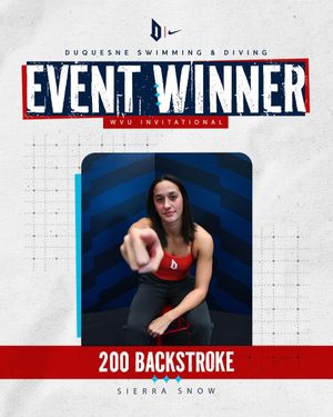 Image post by @duquesne_swim_dive on Instagram