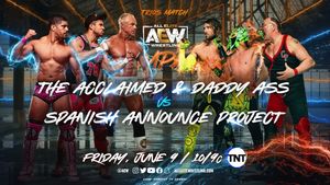 Image post by @AEW on Twitter