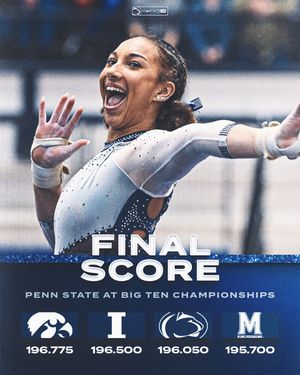 Image post by @pennstatewgym on Instagram
