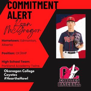 Image post by @ocyotesbaseball on Instagram
