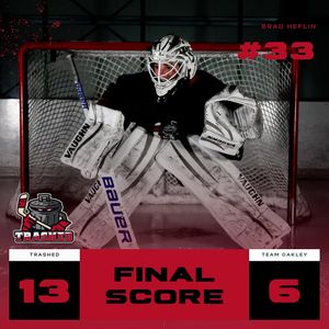 Image post by @trashedhockeyclub on Instagram