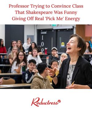 Image post by @reductress on Instagram