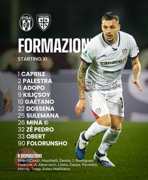 Image post by @cagliaricalcio on Instagram
