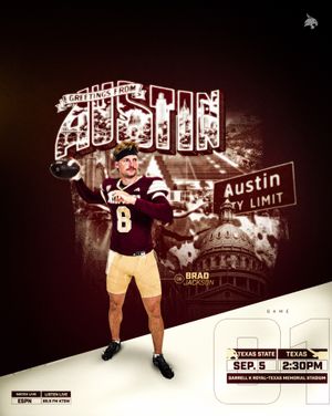 Image post by @txstatefootball on Instagram