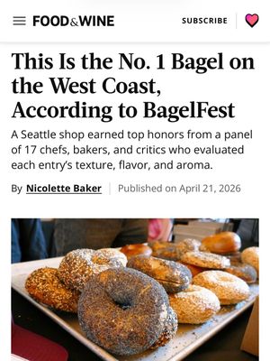 Image post by @bagelfest on Instagram