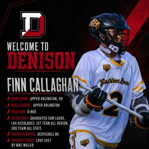 Image post by @denison_lacrosse on Instagram