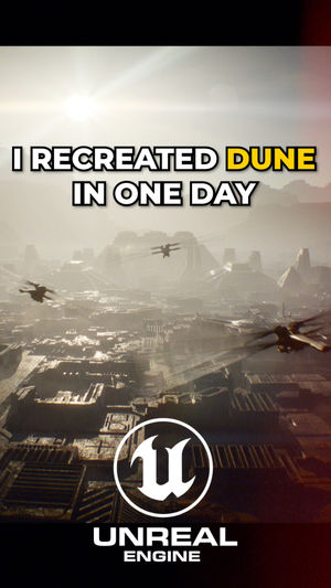 Image post by @Unreal For VFX on Facebook